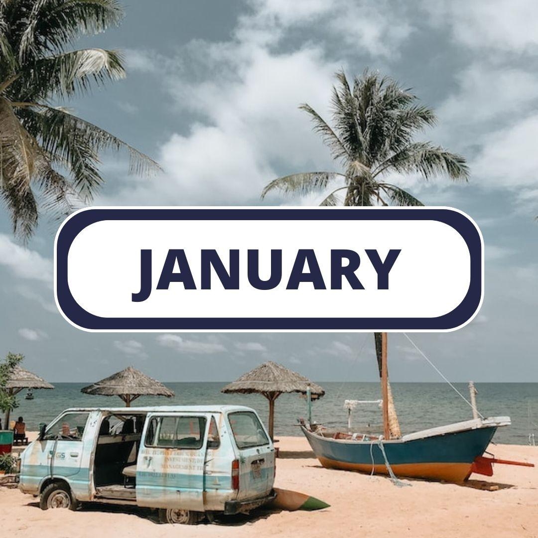 Itineraries for Best places to visit in January - DIYTINERARY - SINGH SISTERS PVT LIMITED