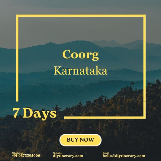 Coorg - Karnataka, India | 7 Days (Asia) - DIYTINERARY - SINGH SISTERS PVT LIMITED