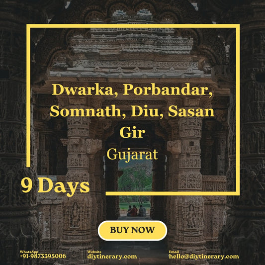 Dwarka, Porbandar, Somnath, Diu, Sasan Gir - Gujarat - India | 9 days (Asia) - DIYTINERARY - SINGH SISTERS PVT LIMITED