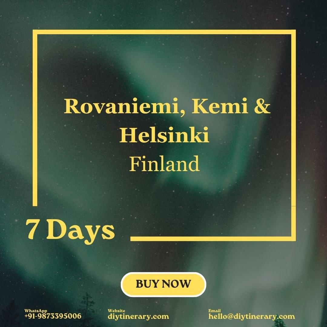 Finland - Rovaniemi, Kemi & Helsinki | 7 days (Europe) - DIYTINERARY - SINGH SISTERS PVT LIMITED