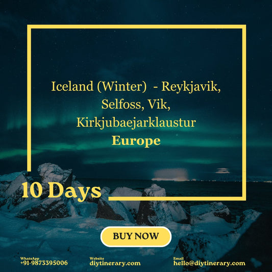 Iceland (Winter Itinerary) | 10 days (Europe) - DIYTINERARY - SINGH SISTERS PVT LIMITED