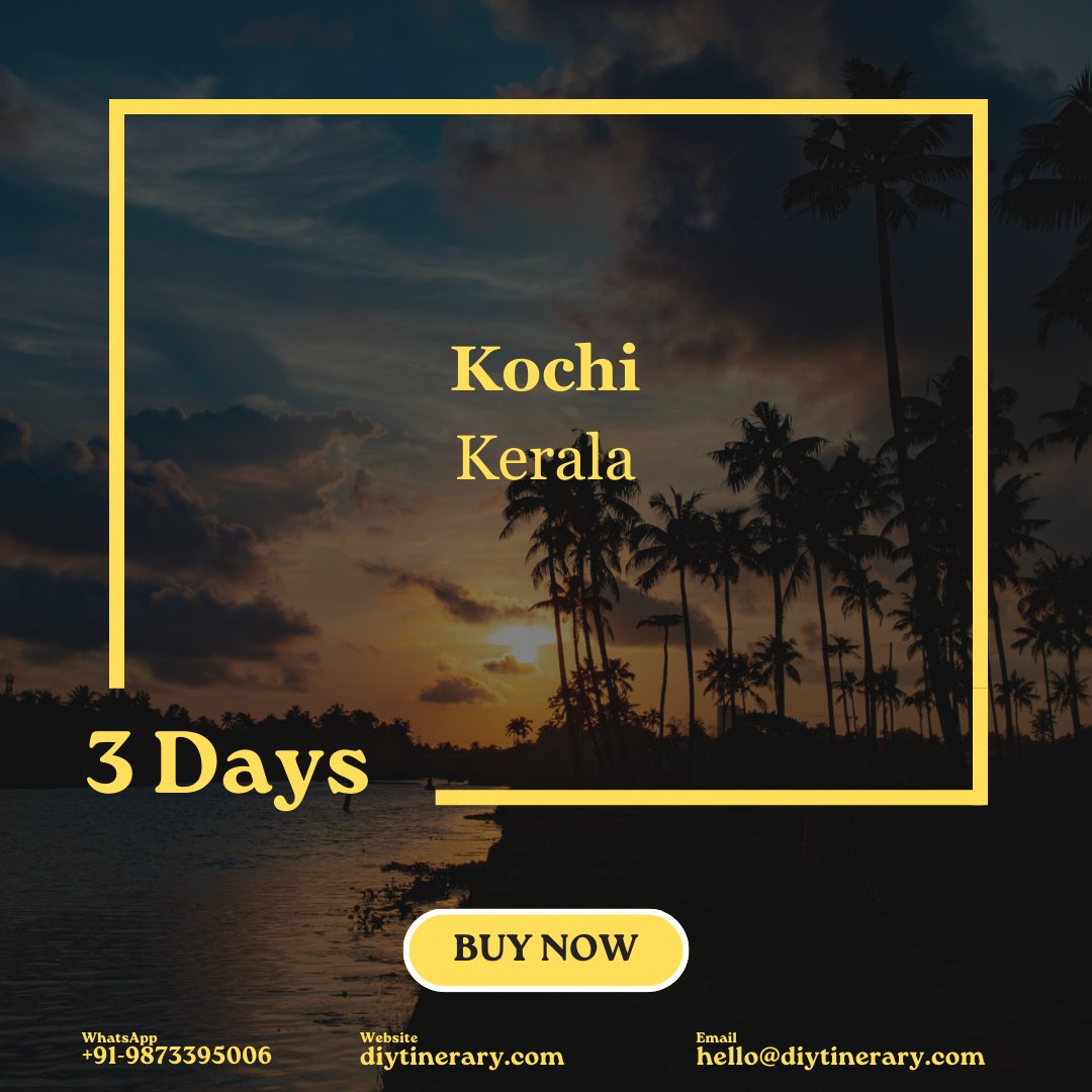 Kochi - Kerala - India | 3 days (Asia) - DIYTINERARY - SINGH SISTERS PVT LIMITED