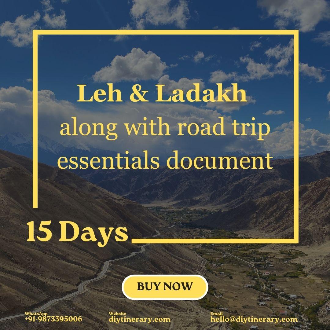 Leh & Ladakh, India (along with Road Trip Essentials Document) | 15 Days (Asia) - DIYTINERARY - SINGH SISTERS PVT LIMITED