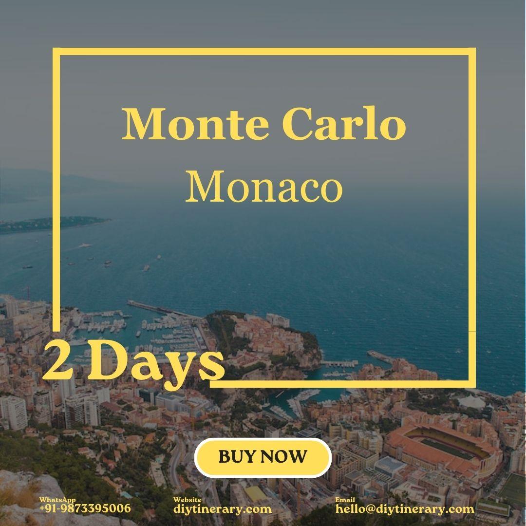 Monaco - Monte Carlo | 2 Days (Europe) - DIYTINERARY - SINGH SISTERS PVT LIMITED