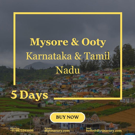 Mysore, Ooty - Karnataka & Tamil Nadu, India | 5 Days (Asia) - DIYTINERARY - SINGH SISTERS PVT LIMITED