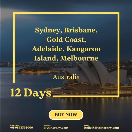 Sydney, Brisbane, Gold coast, Adelaide, Kangaroo Island, Melbourne | 12 days (Australia) - DIYTINERARY - SINGH SISTERS PVT LIMITED