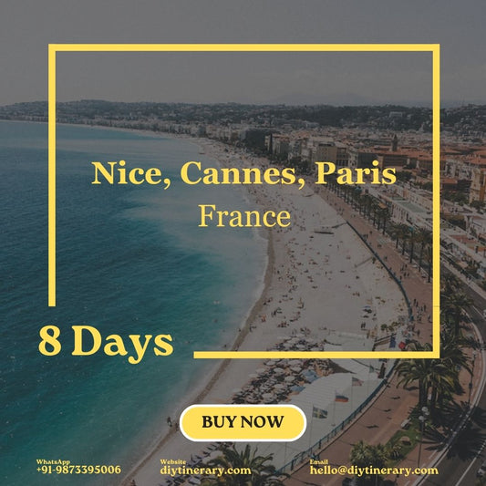 France - Nice, Cannes, Paris | 8 days (Europe) - DIYTINERARY