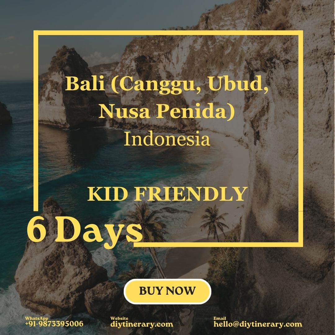 Indonesia- Bali- Canggu, Ubud, Nusa Penida (Kid friendly)  | 6 Days  (Asia) - DIYTINERARY