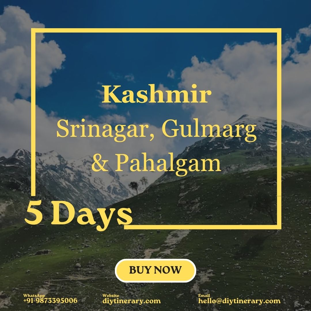 Kashmir,Srinagar, Gulmarg, Pahalgam - 5 Days (Offbeat)  (India) - DIYTINERARY