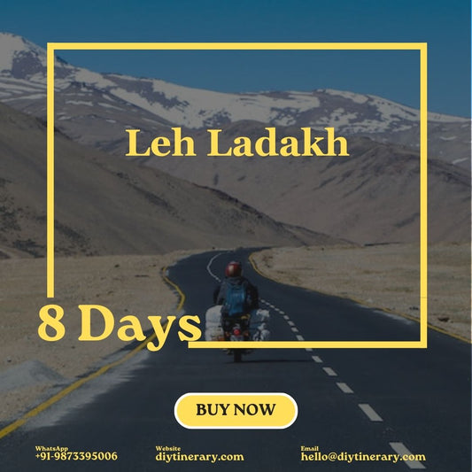 Leh & Ladakh | 8 Days  - along with Road Trip Essentials Document  (India) - DIYTINERARY
